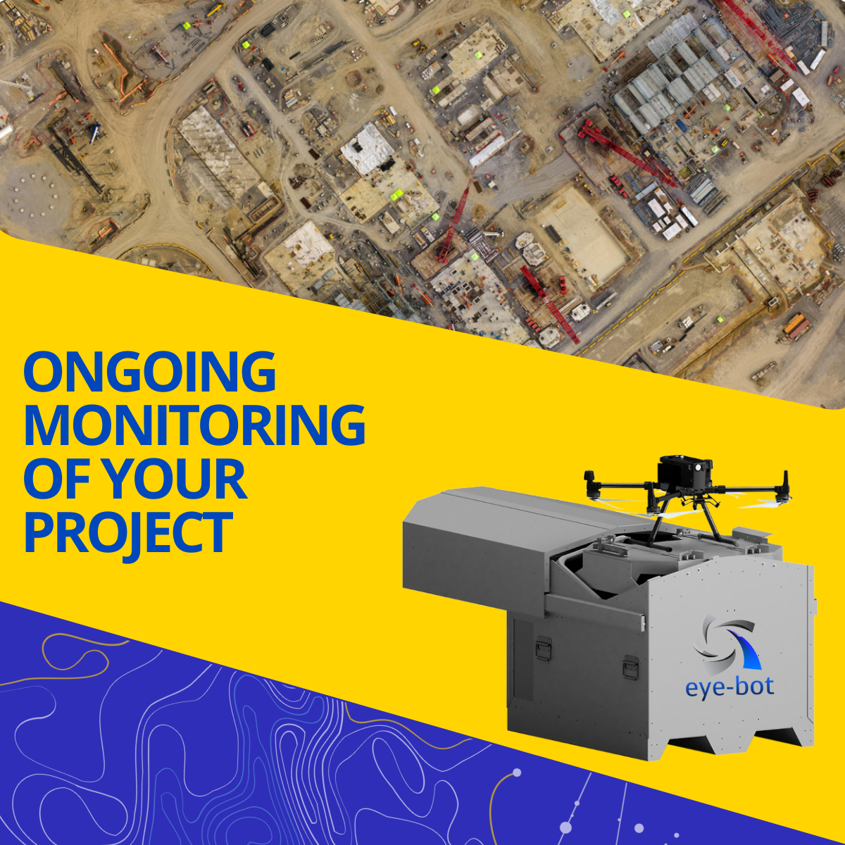 Drone-in-a-box Construction Monitoring 